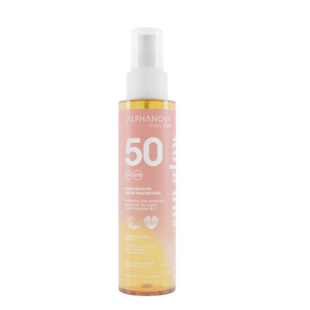 Alphanova Sun Protective sun oil sun glow bio SPF50 - Tanboutique