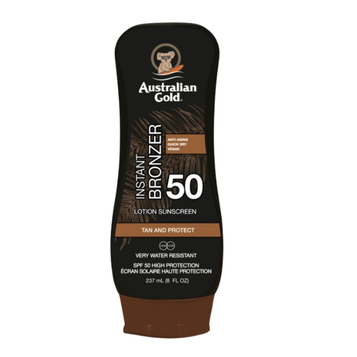 Australian Gold SPF 50 Lotion met Bronzer