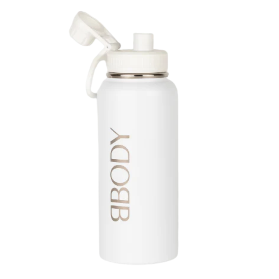 BBody Stainless steel bottle WHITE