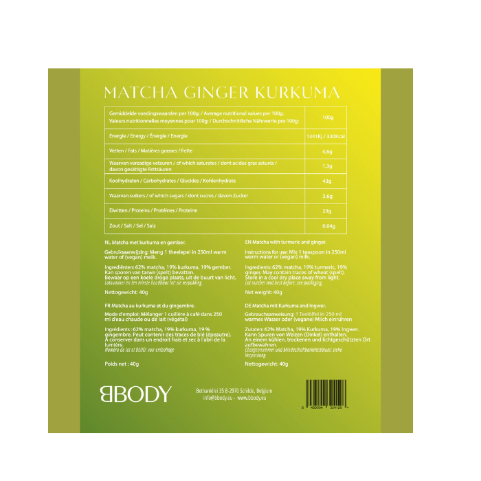 Bbody Golden Matcha - afbeelding 2