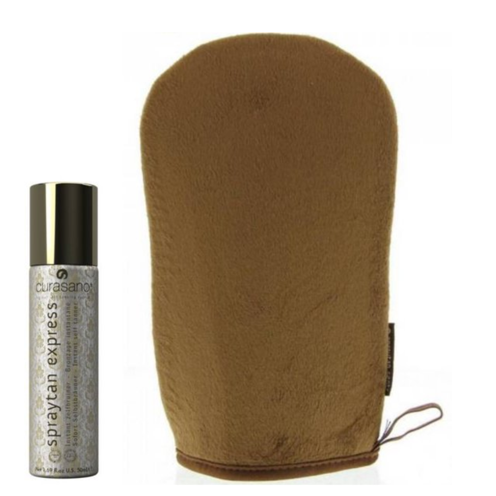 Curasano Spraytan Express Tanning Spray 50 ml + Handschoen - Tanboutique