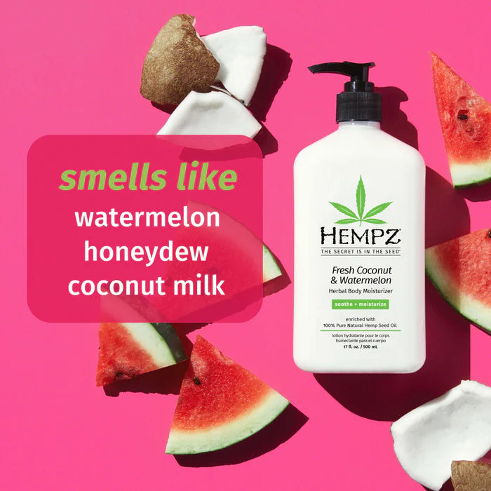 Hempz Fresh Coconut & Watermelon Herbal Body Moisturizer - afbeelding 3