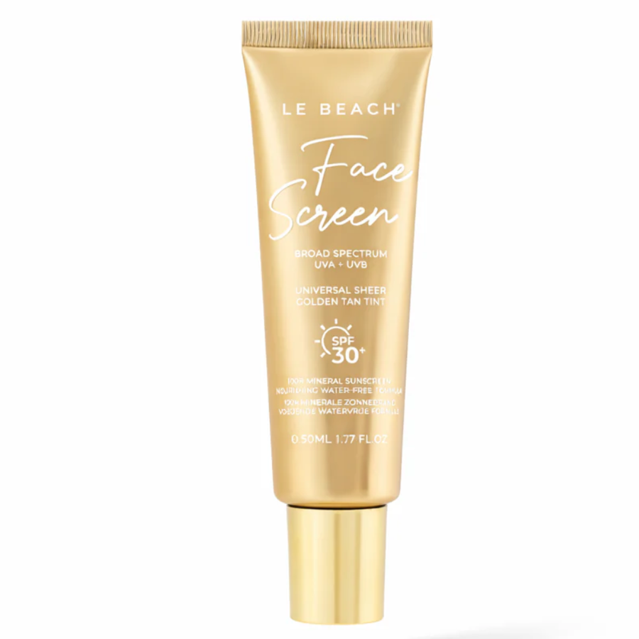 LE BEACH - Face Screen SPF30+ TINTED — GOLDEN TAN