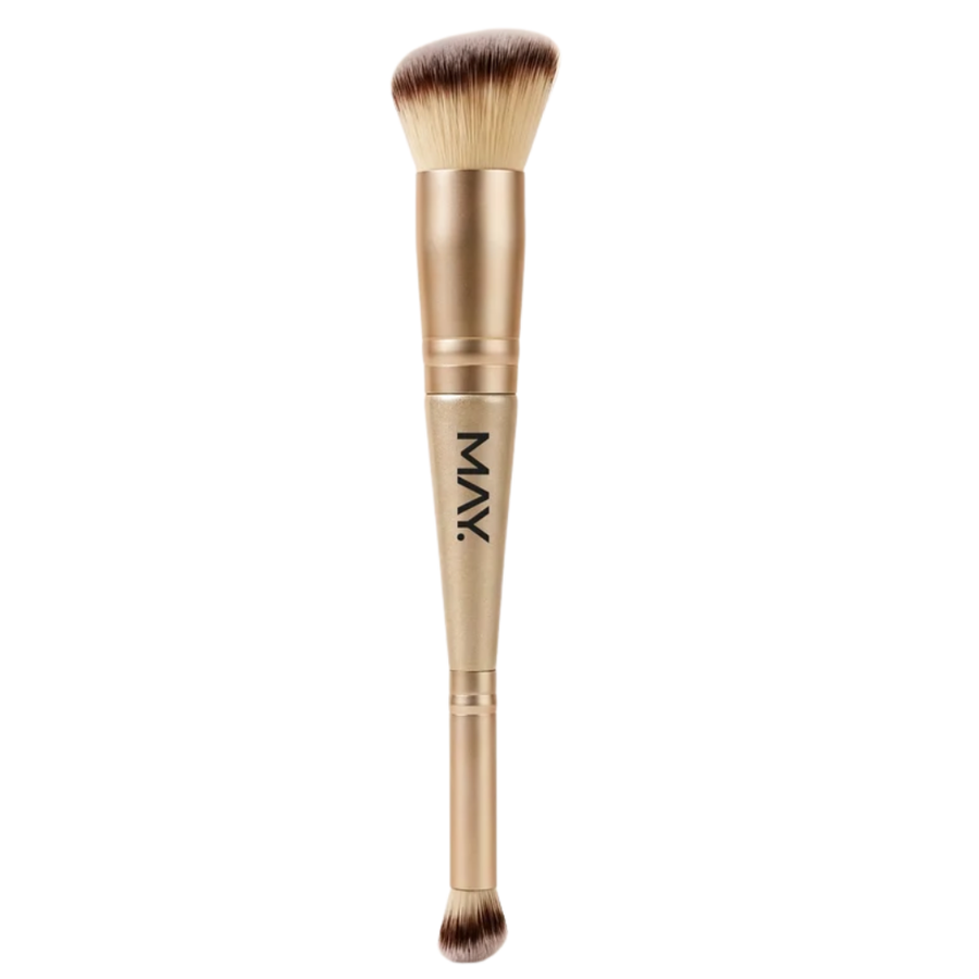 May Cosmetics - Brush - 2-in-1 Make-Up & Contourborstel