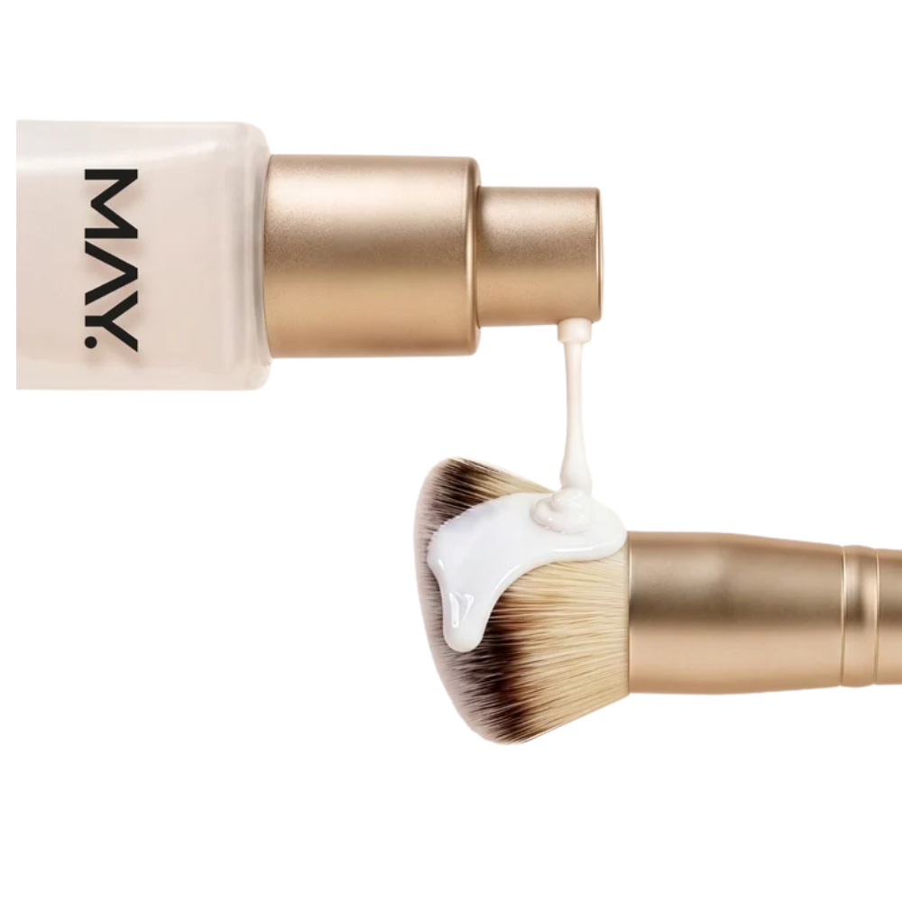 May Cosmetics - Brush - 2-in-1 Make-Up & Contourborstel