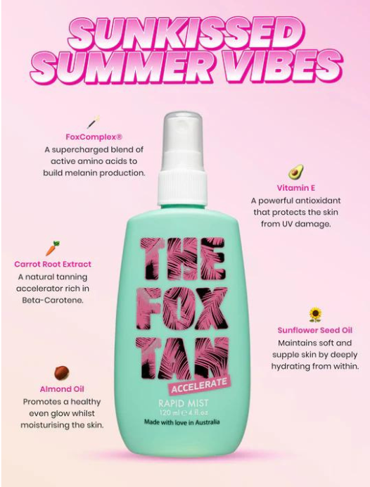 The Fox Tan Accelerate Rapid Mist - afbeelding 4