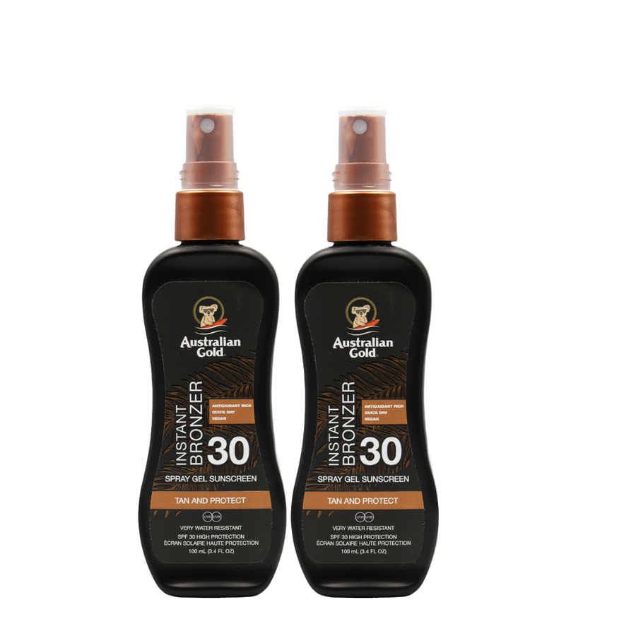 Multipack Australian Gold SPF 30 spraygel travel size 2x 100ml