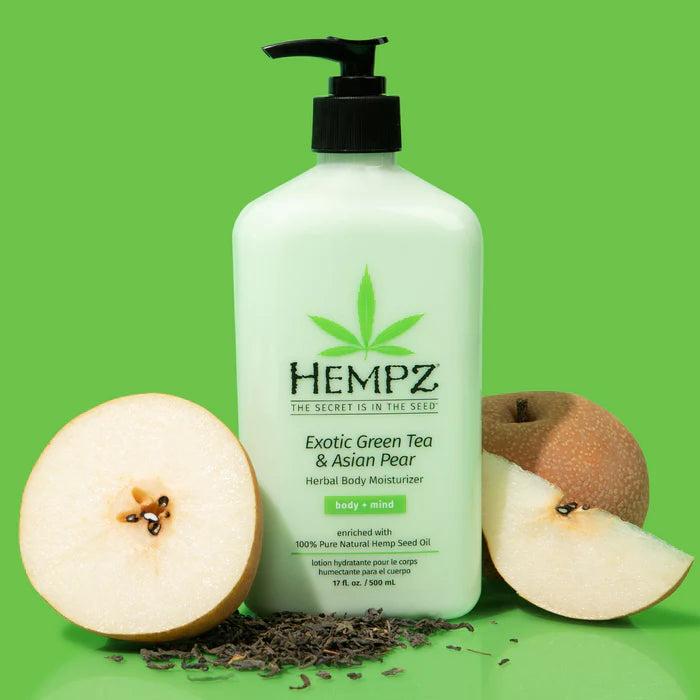Hempz Exotic Green Tea & Asian Pear Herbal Body Moisturizer - afbeelding 2